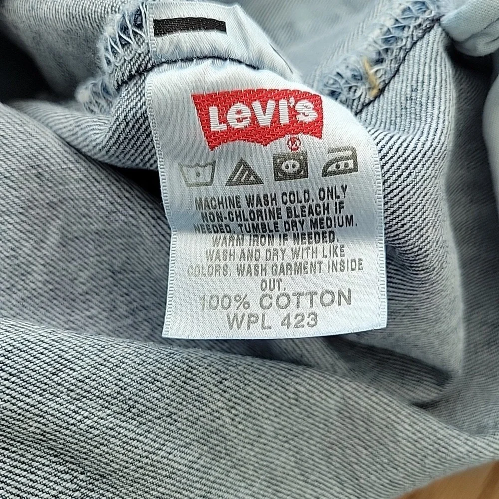 Levis‎ 501 Men's 50x30 Original Fit BIG & TALL Straight Leg Button Fly Jeans